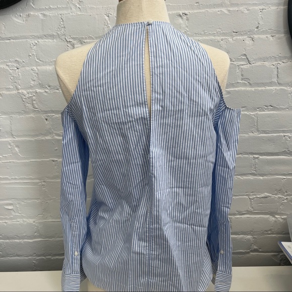 RAG & BONE Collingwood Top Striped Blue Size XS - Picture 6 of 7